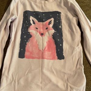 4t Old Navy, long sleeve fox shirt